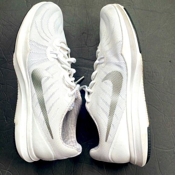 Nike In Season Tr 7 Shoes Womens 11 White Metallic Silver Training 909009-100 - Picture 5 of 10